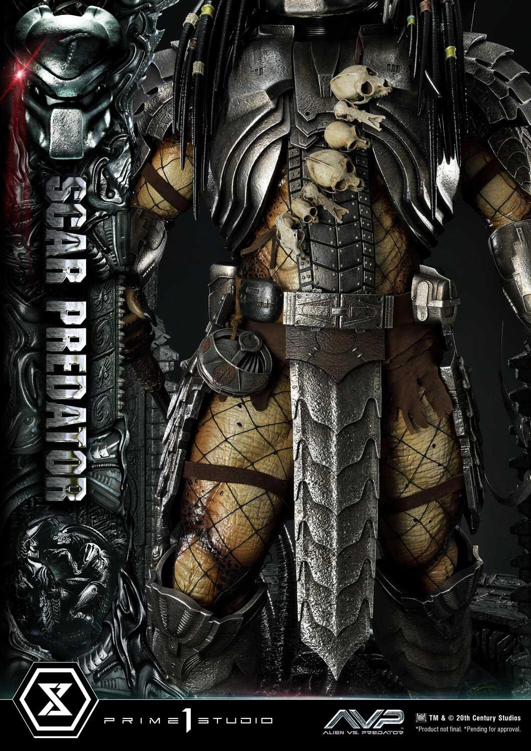 Alien Vs Predator - Alien Warrior - Facehugger - Scar Predator - Museum Masterline Series  (MMPR-04DX) - 1/3 - DX Version (Prime 1 Studio) photo 57