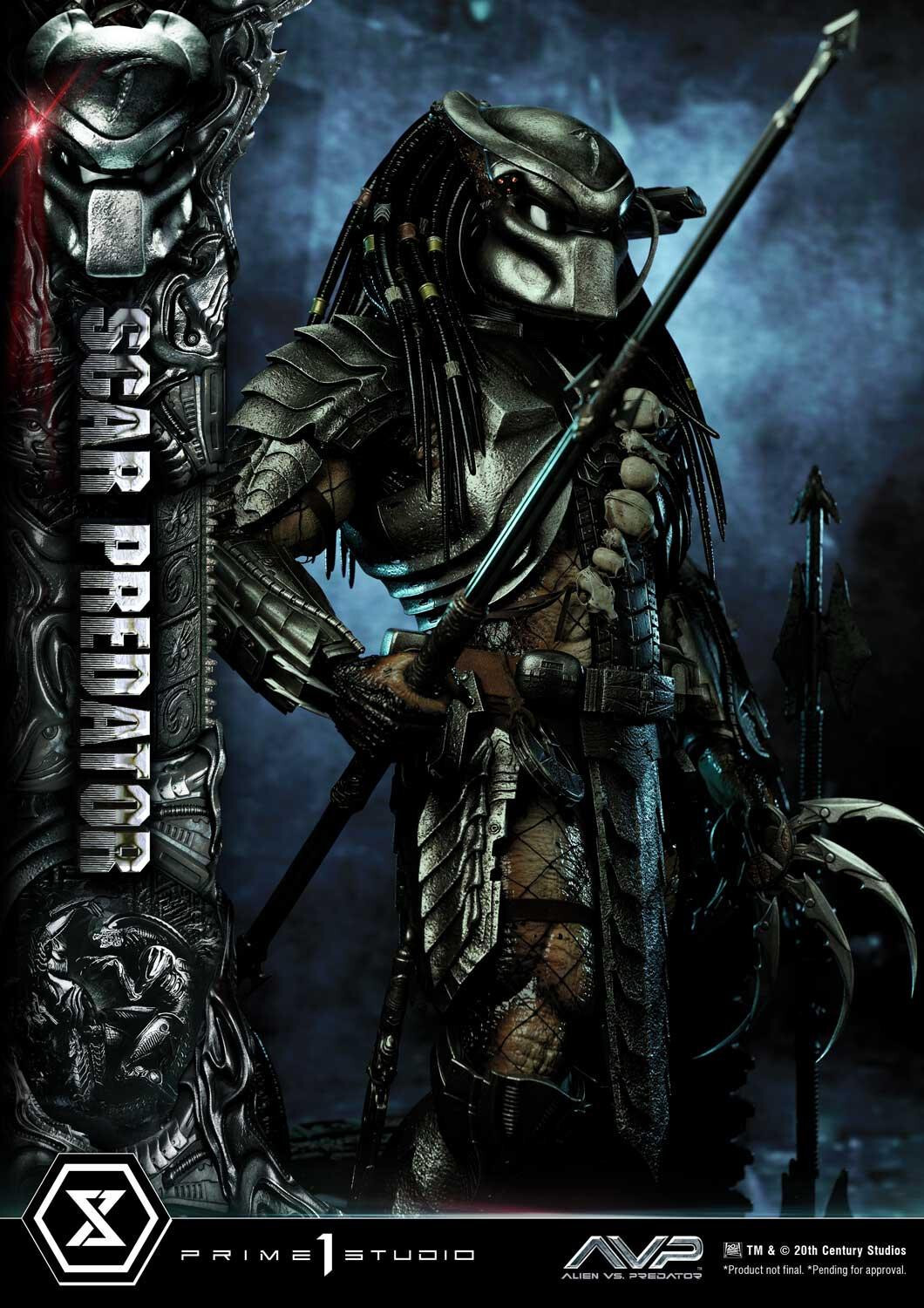 Alien Vs Predator - Alien Warrior - Facehugger - Scar Predator - Museum Masterline Series  (MMPR-04DX) - 1/3 - DX Version (Prime 1 Studio) photo 60