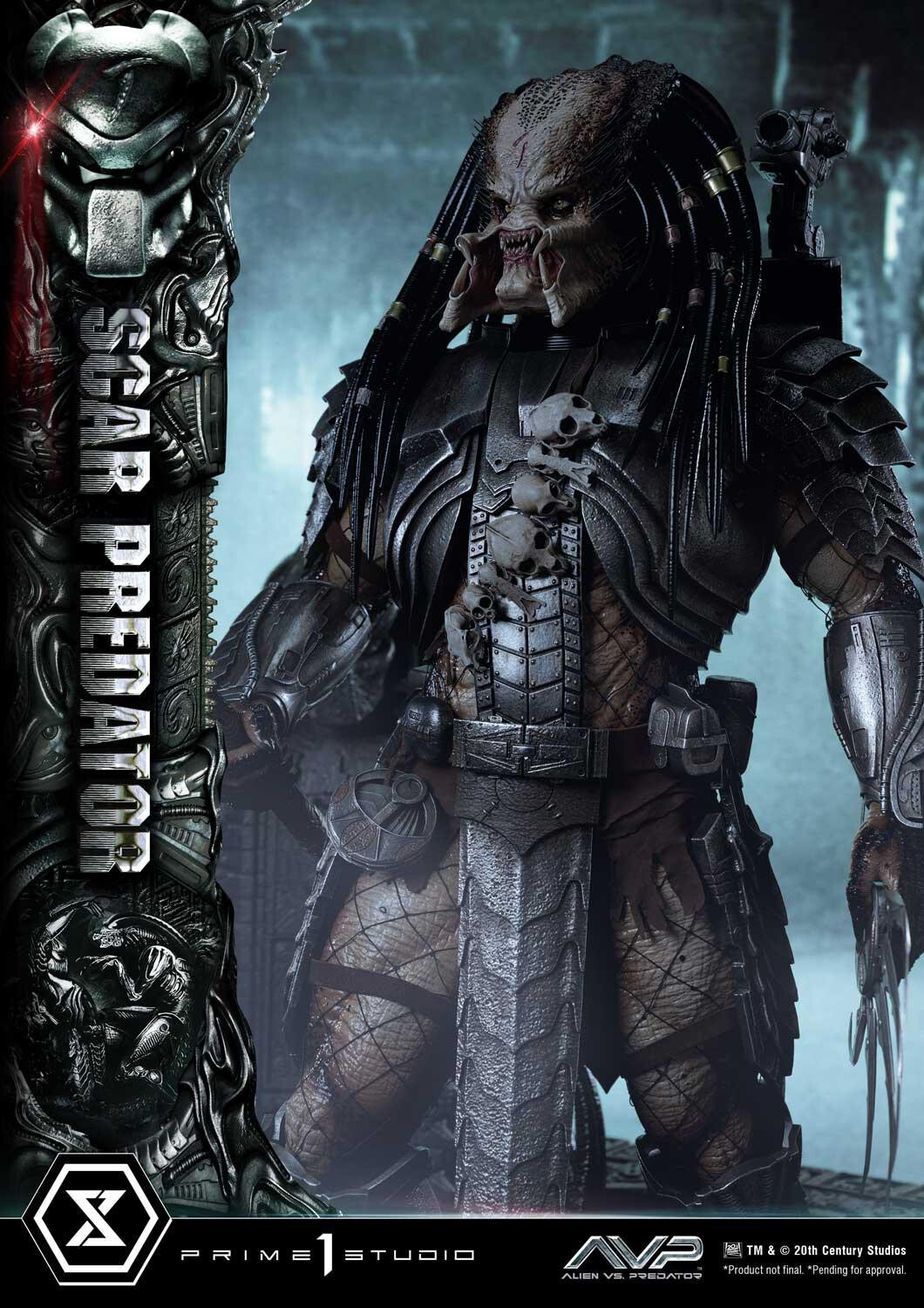 Alien Vs Predator - Alien Warrior - Facehugger - Scar Predator - Museum Masterline Series  (MMPR-04DX) - 1/3 - DX Version (Prime 1 Studio) photo 61