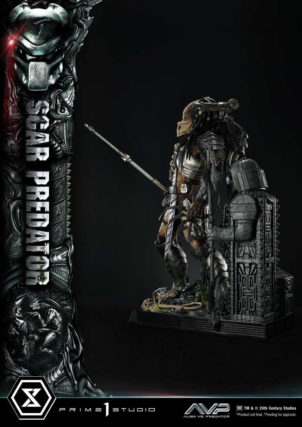 Alien Vs Predator - Alien Warrior - Facehugger - Scar Predator - Museum Masterline Series  (MMPR-04DX) - 1/3 - DX Version (Prime 1 Studio) photo 63