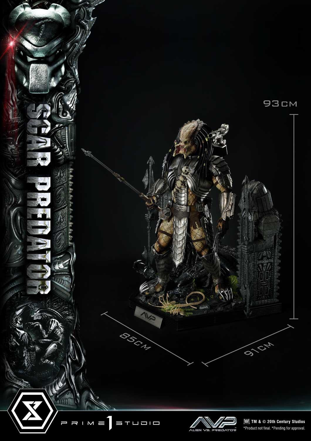Alien Vs Predator - Alien Warrior - Facehugger - Scar Predator - Museum Masterline Series  (MMPR-04DX) - 1/3 - DX Version (Prime 1 Studio) photo 65
