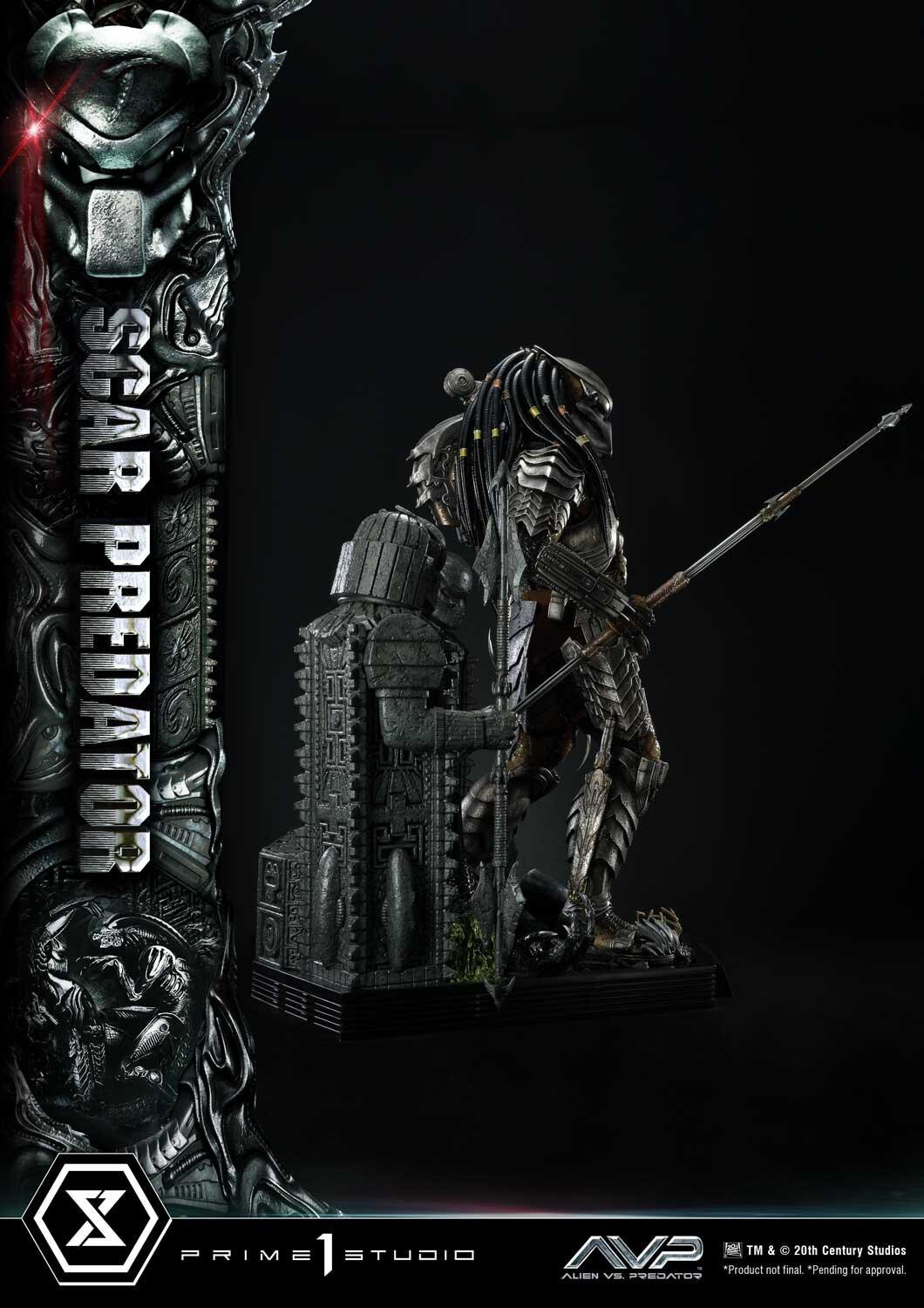 Alien Vs Predator - Alien Warrior - Facehugger - Scar Predator - Museum Masterline Series  (MMPR-04DX) - 1/3 - DX Version (Prime 1 Studio) photo 69