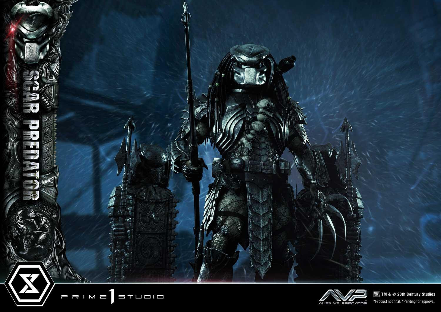Alien Vs Predator - Alien Warrior - Facehugger - Scar Predator - Museum Masterline Series  (MMPR-04DX) - 1/3 - DX Version (Prime 1 Studio) photo 74