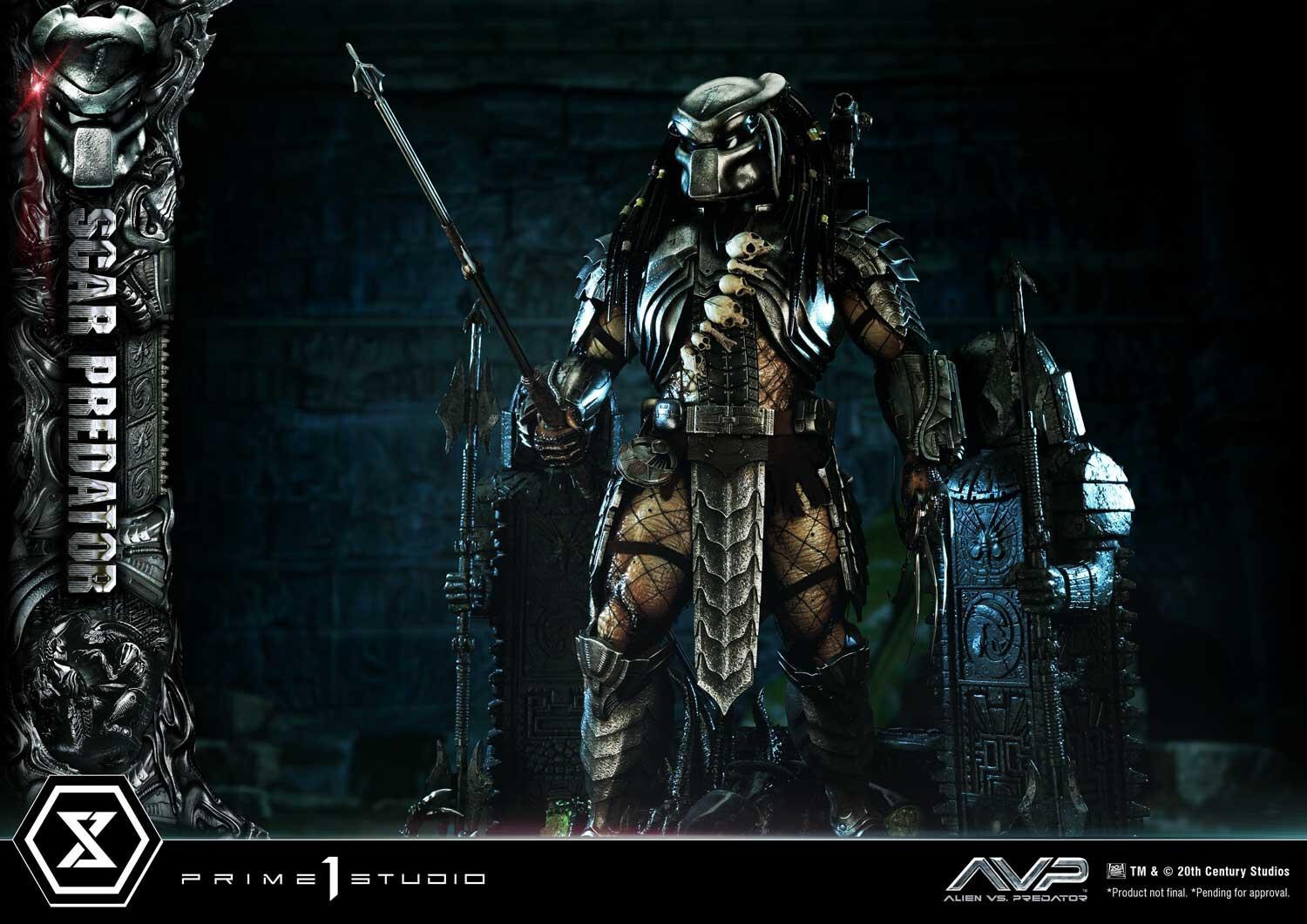 Alien Vs Predator - Alien Warrior - Facehugger - Scar Predator - Museum Masterline Series  (MMPR-04DX) - 1/3 - DX Version (Prime 1 Studio) photo 76