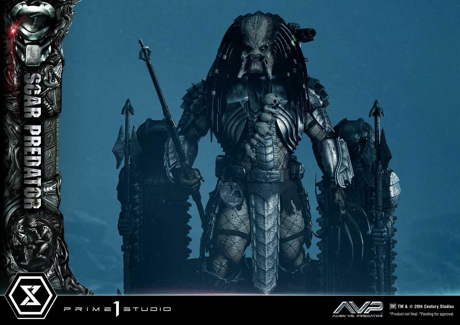 Alien Vs Predator - Alien Warrior - Facehugger - Scar Predator - Museum Masterline Series  (MMPR-04DX) - 1/3 - DX Version (Prime 1 Studio) photo 77
