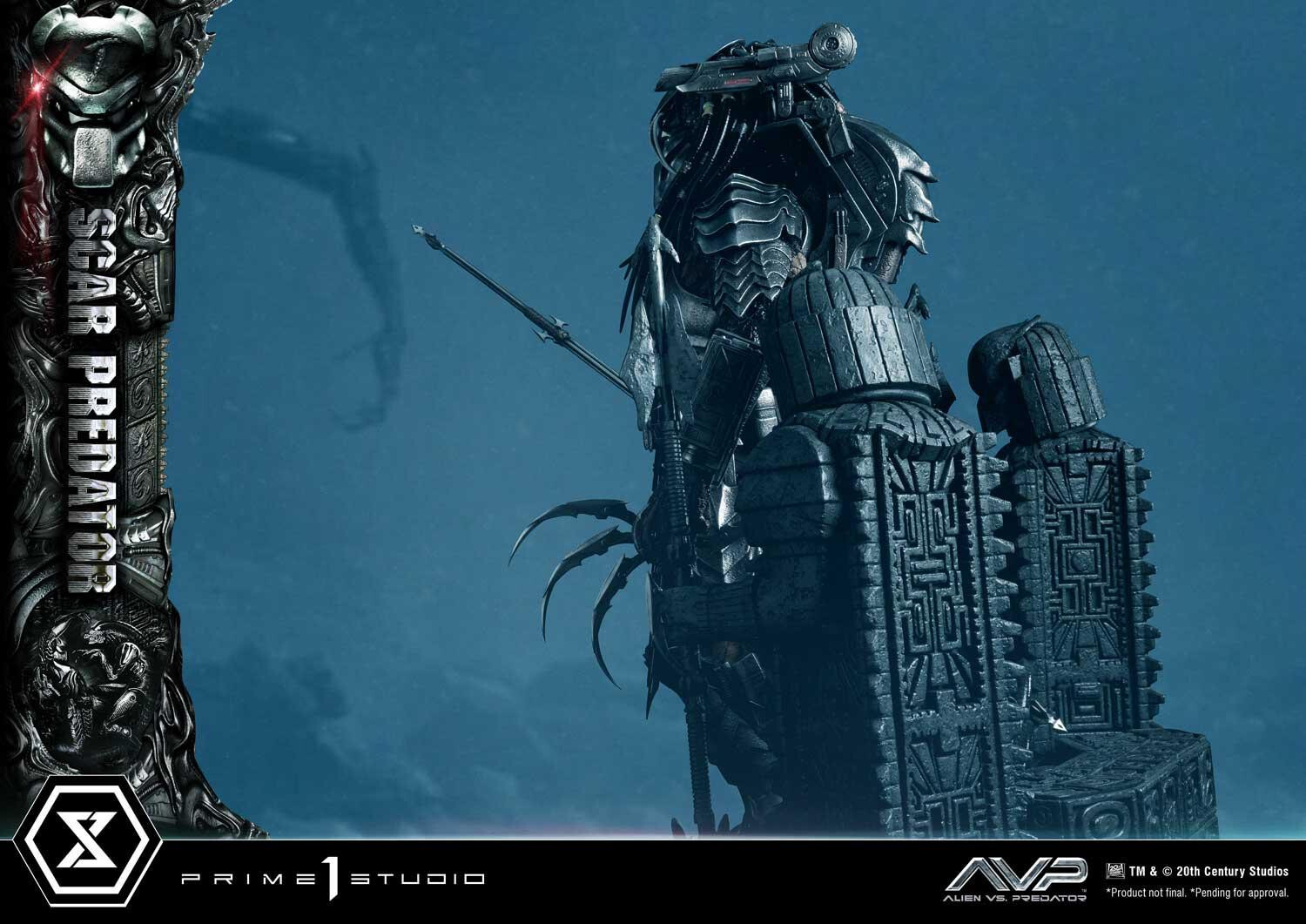 Alien Vs Predator - Alien Warrior - Facehugger - Scar Predator - Museum Masterline Series  (MMPR-04DX) - 1/3 - DX Version (Prime 1 Studio) photo 81