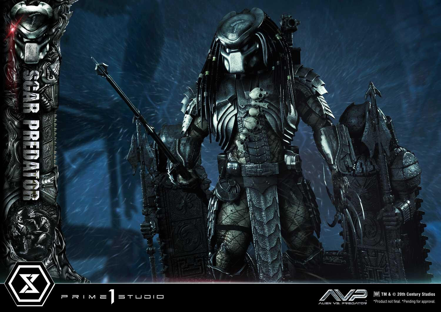 Alien Vs Predator - Alien Warrior - Facehugger - Scar Predator - Museum Masterline Series  (MMPR-04DX) - 1/3 - DX Version (Prime 1 Studio) photo 85