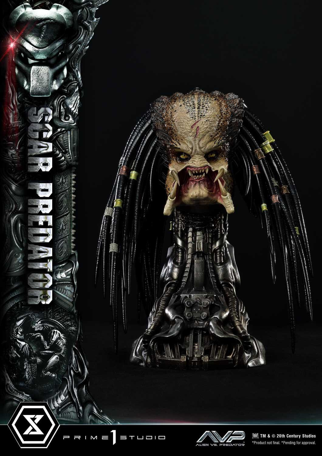 Alien Vs Predator - Alien Warrior - Facehugger - Scar Predator - Museum Masterline Series  (MMPR-04DX) - 1/3 - DX Version (Prime 1 Studio) photo 90
