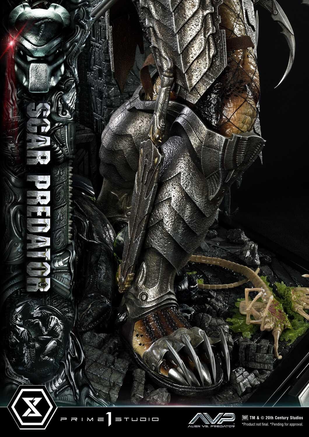 Alien Vs Predator - Alien Warrior - Facehugger - Scar Predator - Museum Masterline Series  (MMPR-04DX) - 1/3 - DX Version (Prime 1 Studio) photo 91