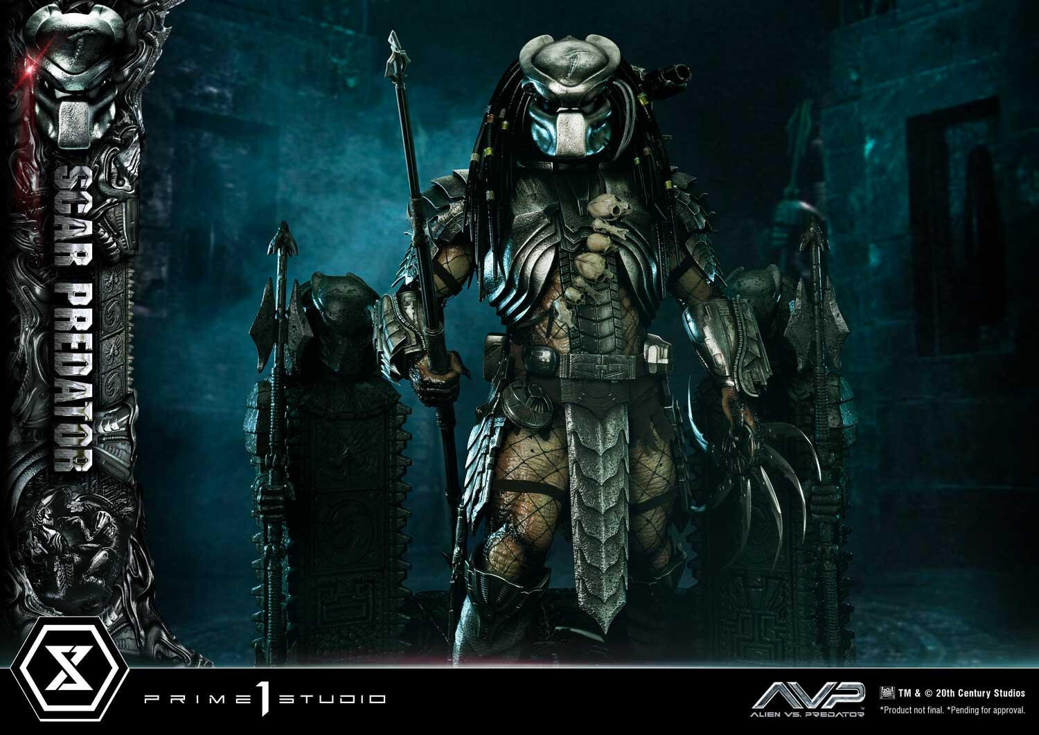 Alien Vs Predator - Alien Warrior - Facehugger - Scar Predator - Museum Masterline Series  (MMPR-04DXS) - 1/3 - DX Bonus Version (Prime 1 Studio) photo 5