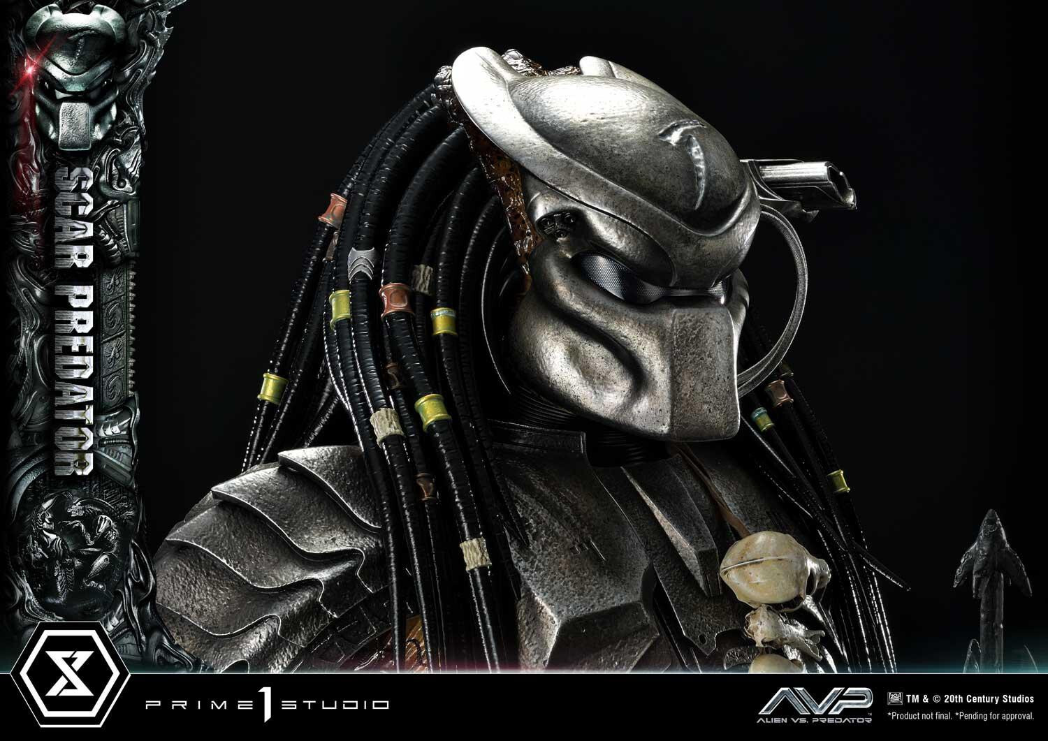 Alien Vs Predator - Alien Warrior - Facehugger - Scar Predator - Museum Masterline Series  (MMPR-04DXS) - 1/3 - DX Bonus Version (Prime 1 Studio) photo 9