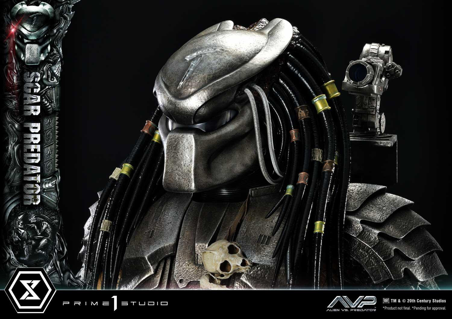 Alien Vs Predator - Alien Warrior - Facehugger - Scar Predator - Museum Masterline Series  (MMPR-04DXS) - 1/3 - DX Bonus Version (Prime 1 Studio) photo 10