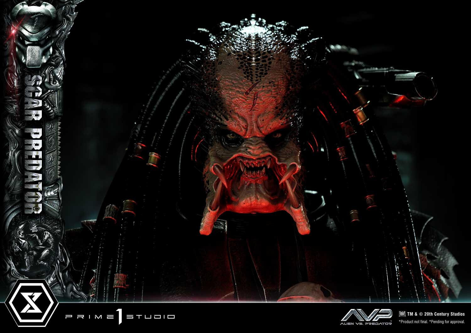 Alien Vs Predator - Alien Warrior - Facehugger - Scar Predator - Museum Masterline Series  (MMPR-04DXS) - 1/3 - DX Bonus Version (Prime 1 Studio) photo 11