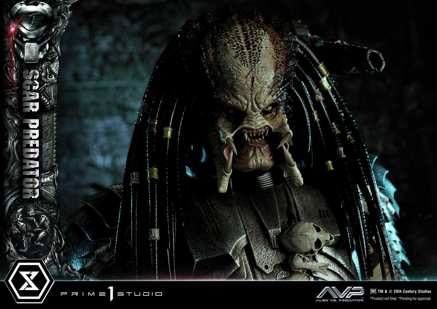 Alien Vs Predator - Alien Warrior - Facehugger - Scar Predator - Museum Masterline Series  (MMPR-04DXS) - 1/3 - DX Bonus Version (Prime 1 Studio) photo 12