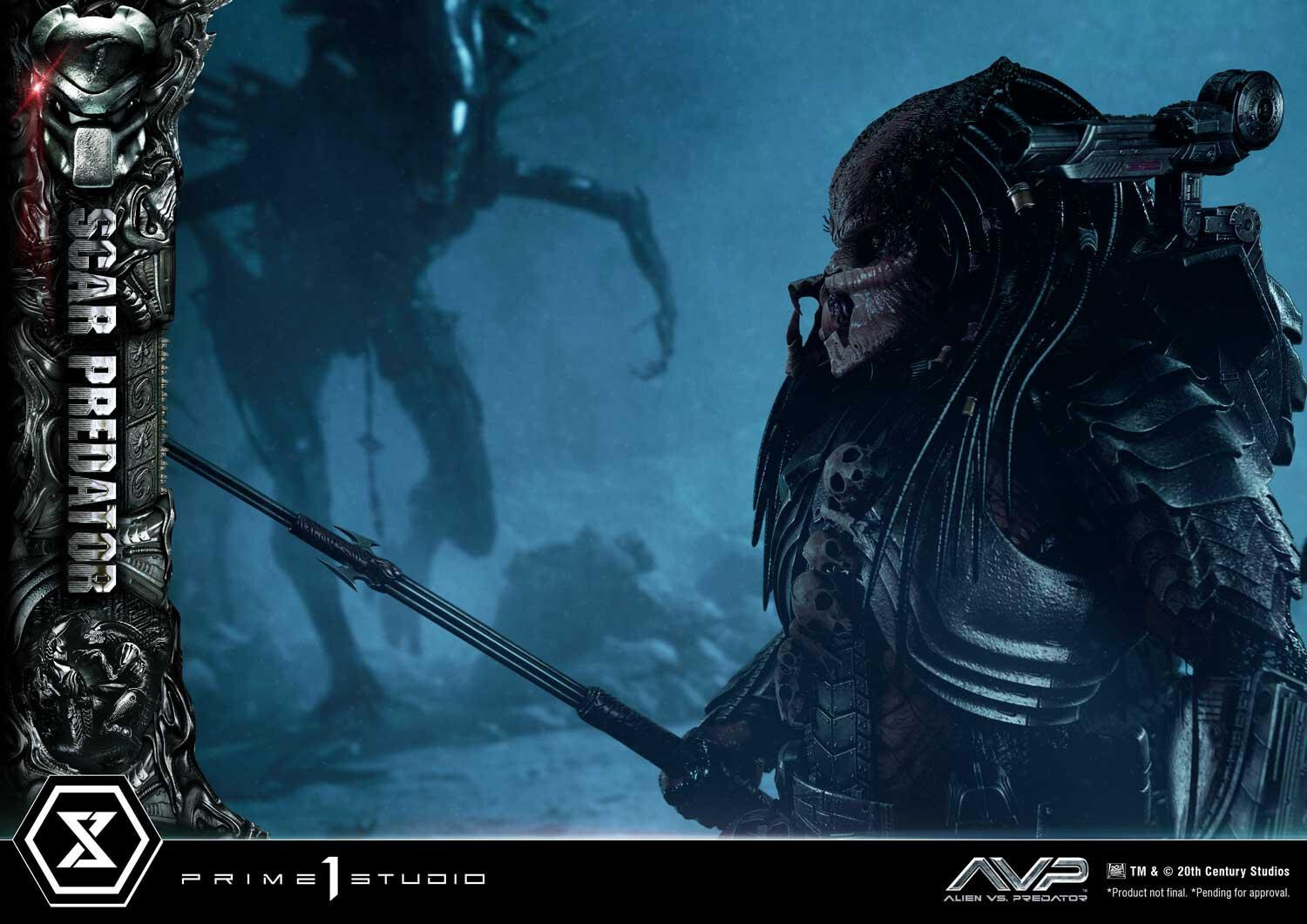 Alien Vs Predator - Alien Warrior - Facehugger - Scar Predator - Museum Masterline Series  (MMPR-04DXS) - 1/3 - DX Bonus Version (Prime 1 Studio) photo 15
