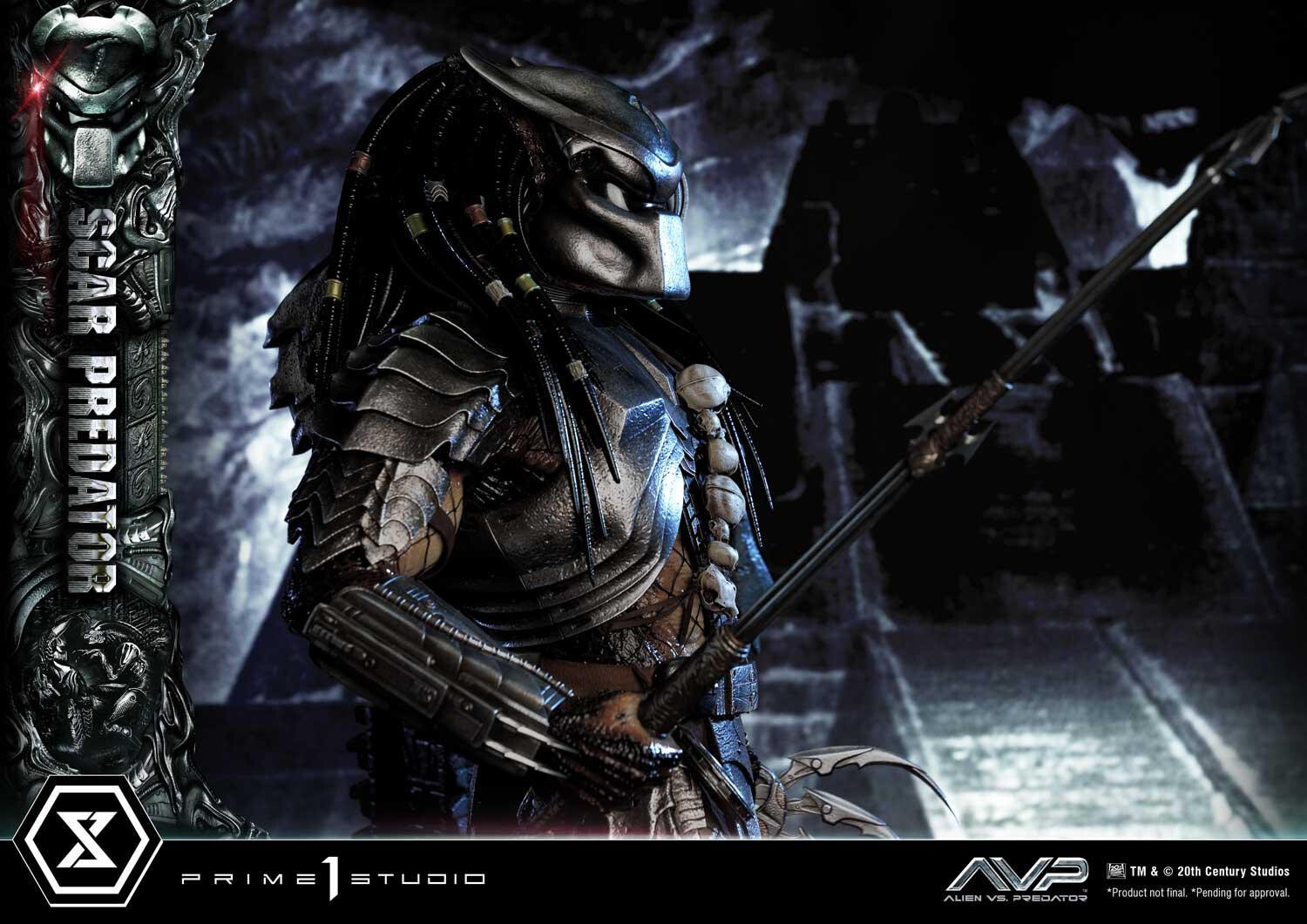Alien Vs Predator - Alien Warrior - Facehugger - Scar Predator - Museum Masterline Series  (MMPR-04DXS) - 1/3 - DX Bonus Version (Prime 1 Studio) photo 19