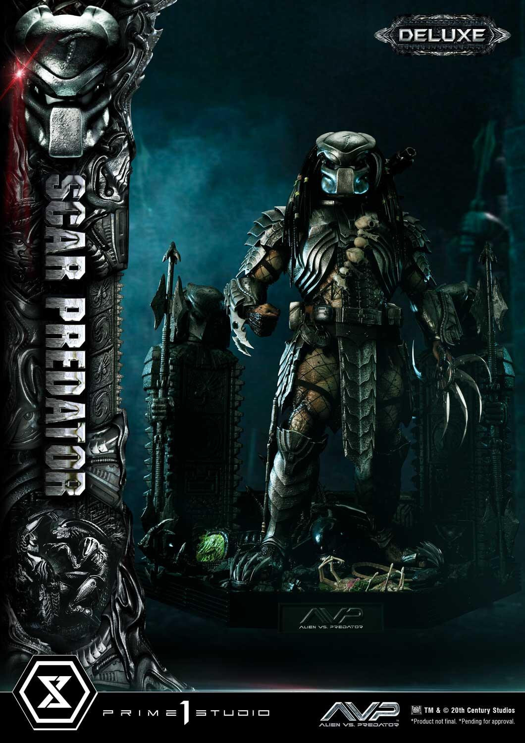 Alien Vs Predator - Alien Warrior - Facehugger - Scar Predator - Museum Masterline Series  (MMPR-04DXS) - 1/3 - DX Bonus Version (Prime 1 Studio) photo 38