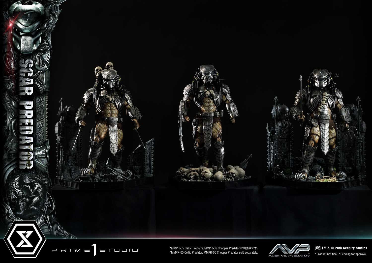 Alien Vs Predator - Alien Warrior - Facehugger - Scar Predator - Museum Masterline Series  (MMPR-04DXS) - 1/3 - DX Bonus Version (Prime 1 Studio) photo 41