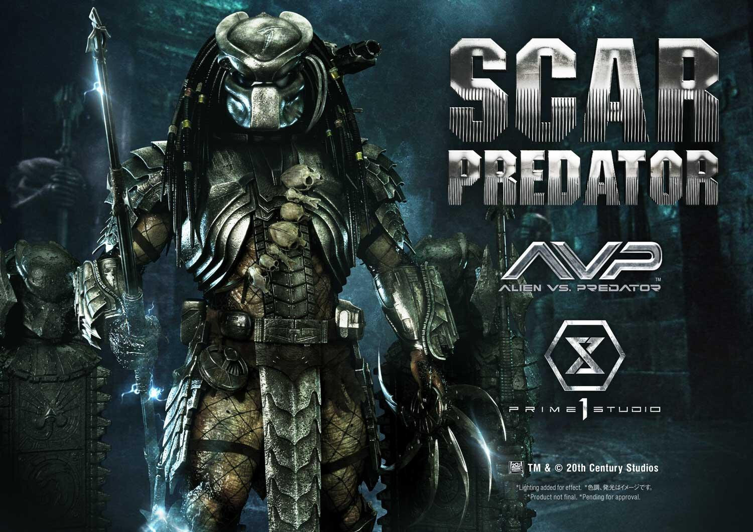 Alien Vs Predator - Alien Warrior - Facehugger - Scar Predator - Museum Masterline Series  (MMPR-04DXS) - 1/3 - DX Bonus Version (Prime 1 Studio) photo 52