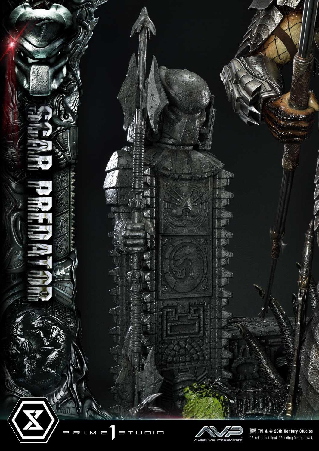 Alien Vs Predator - Alien Warrior - Facehugger - Scar Predator - Museum Masterline Series  (MMPR-04DXS) - 1/3 - DX Bonus Version (Prime 1 Studio) photo 55