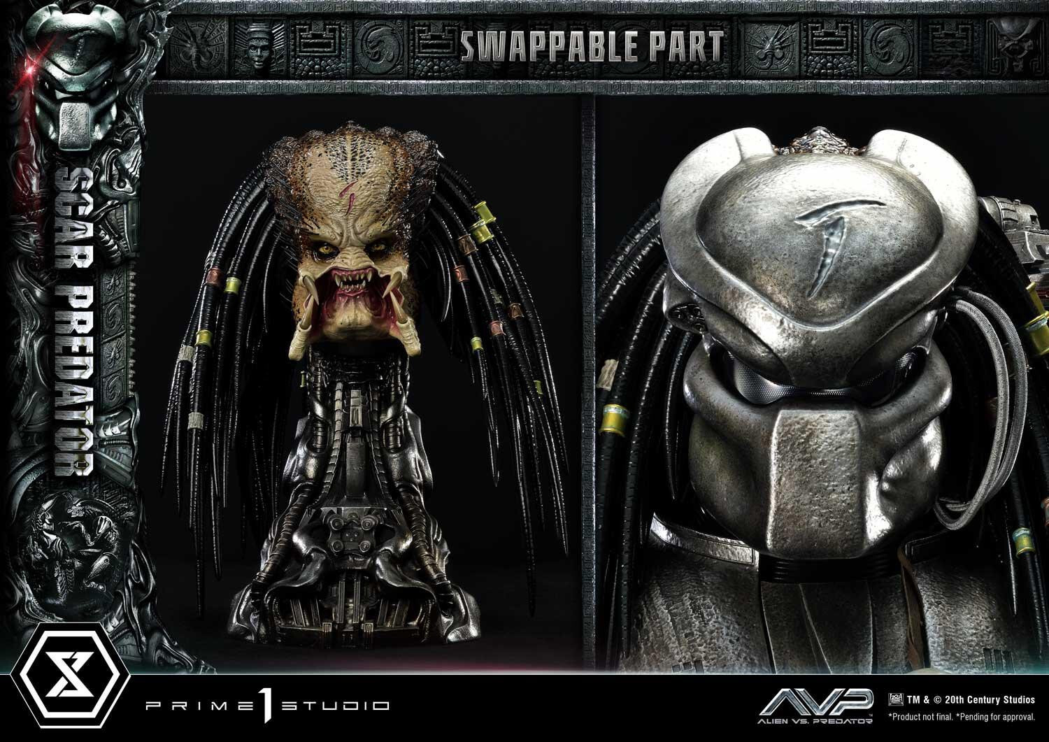 Alien Vs Predator - Alien Warrior - Facehugger - Scar Predator - Museum Masterline Series  (MMPR-04DXS) - 1/3 - DX Bonus Version (Prime 1 Studio) photo 72
