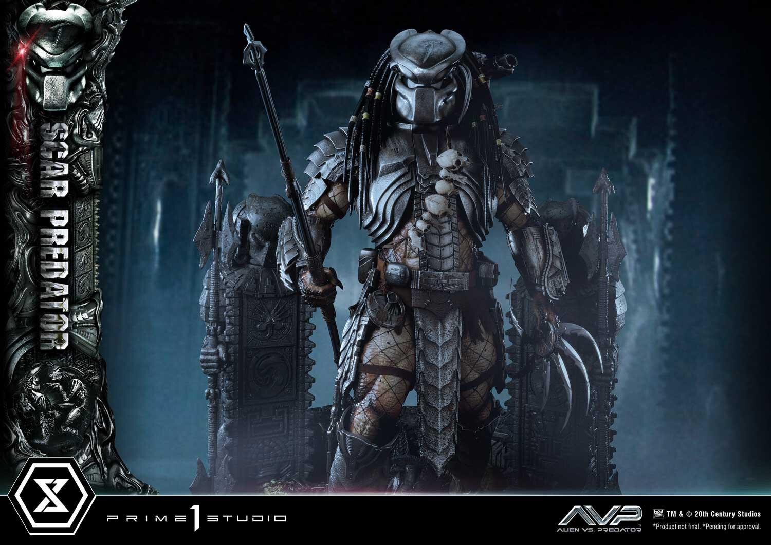 Alien Vs Predator - Alien Warrior - Facehugger - Scar Predator - Museum Masterline Series  (MMPR-04DXS) - 1/3 - DX Bonus Version (Prime 1 Studio) photo 83