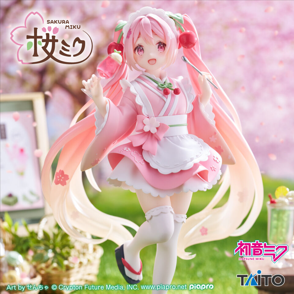 Piapro Characters - Hatsune Miku - Coreful Figure - Sakura, Wafuu Kissa ver. (Taito)