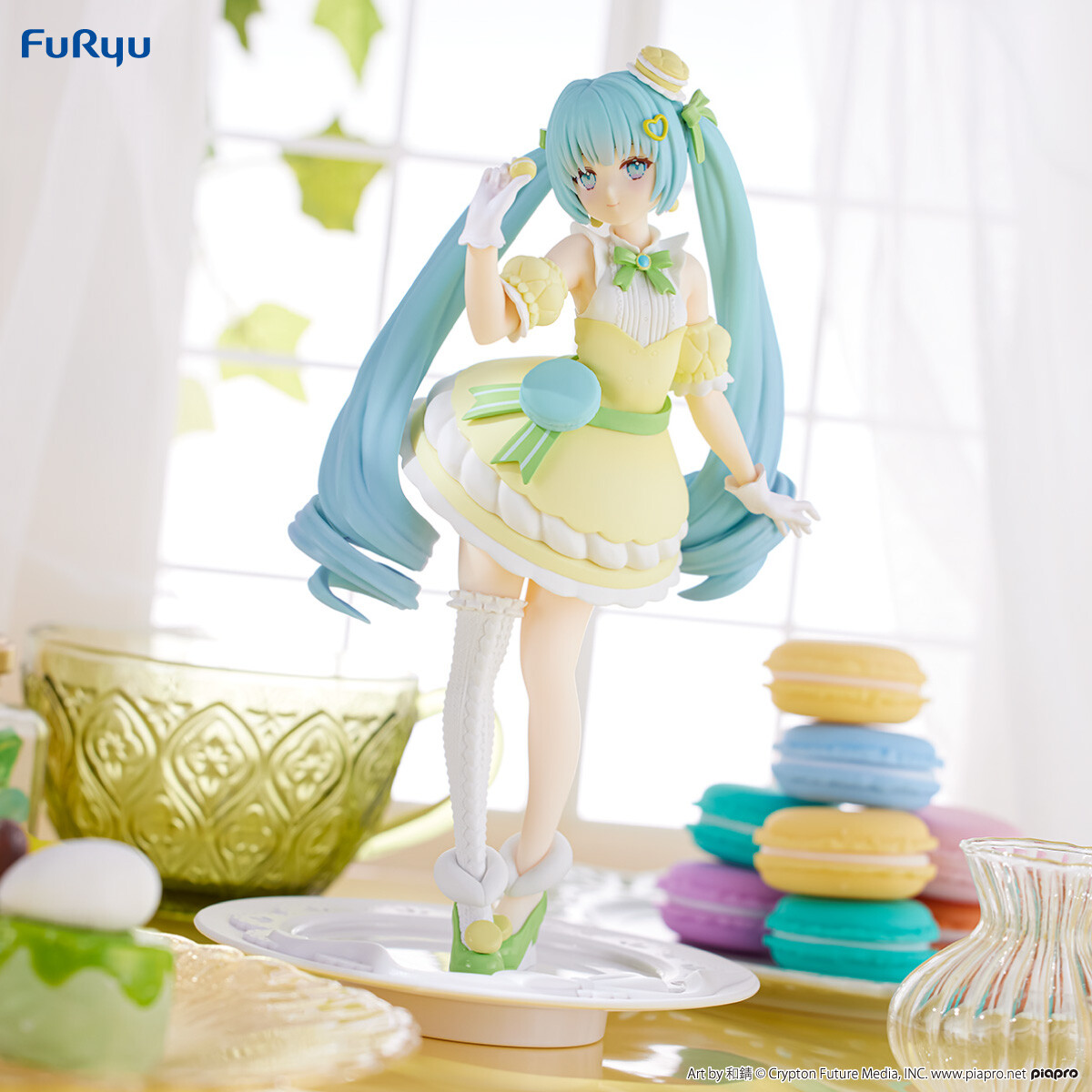 Piapro Characters - Hatsune Miku - Exc∞d Creative - Sweet Sweets - Citron Macaron ver. (FuRyu) photo 3