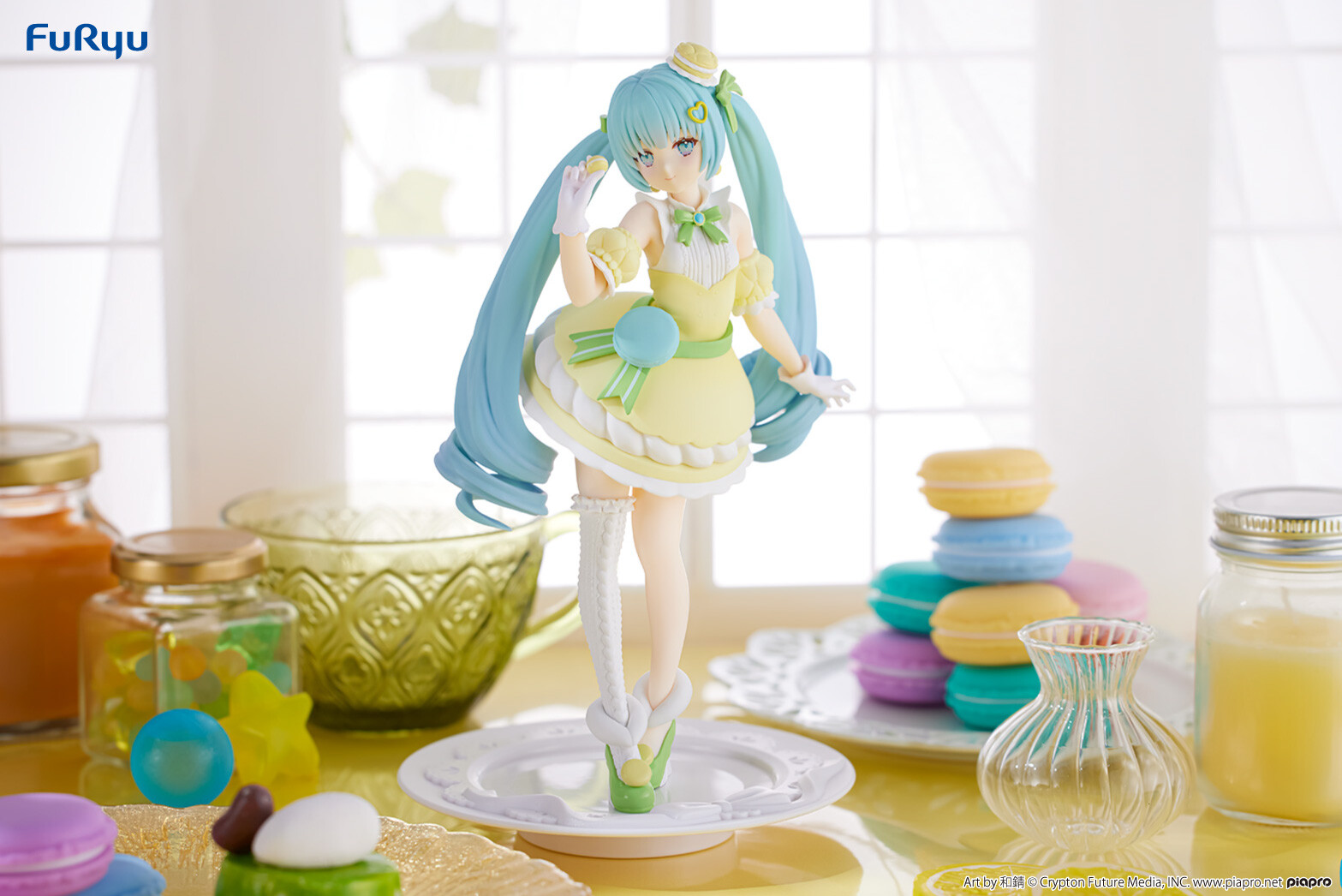 Piapro Characters - Hatsune Miku - Exc∞d Creative - Sweet Sweets - Citron Macaron ver. (FuRyu) photo 4