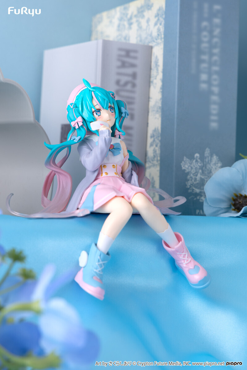 Piapro Characters - Hatsune Miku - Noodle Stopper Figure - Koisuru Sailor Fuku, Gray ver. (FuRyu) photo 5