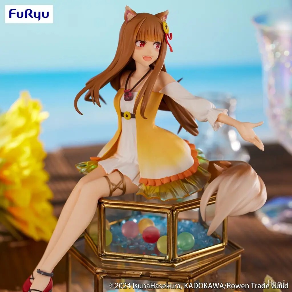 Ookami to Koushinryou: Merchant Meets the Wise Wolf - Holo - Noodle Stopper Figure - Himawari One Piece ver. (FuRyu) photo 2