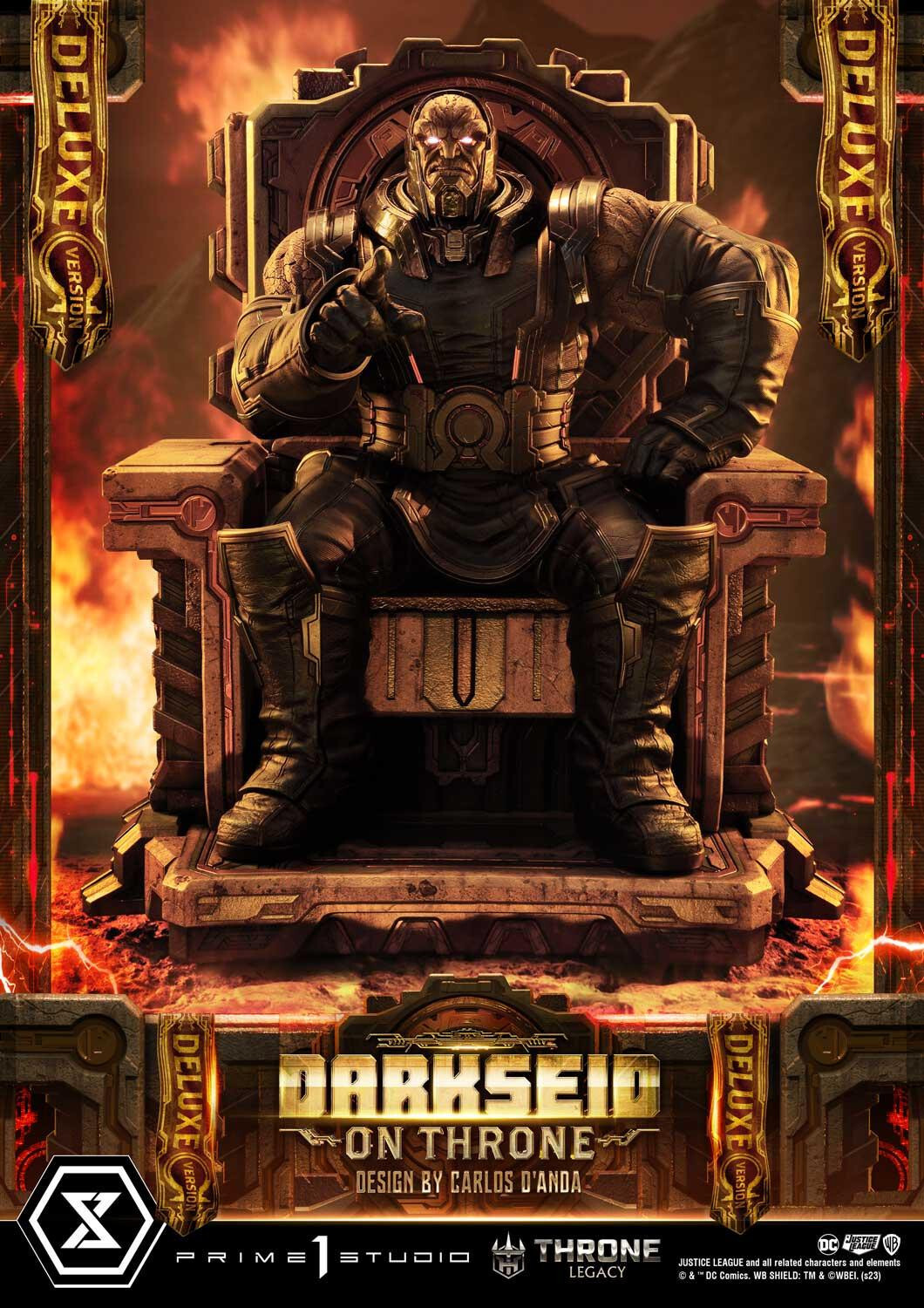 Justice League - Darkseid - Throne Legacy  (TLCDC-03DX) - 1/4 - On Throne, DX Version (Prime 1 Studio) photo 24