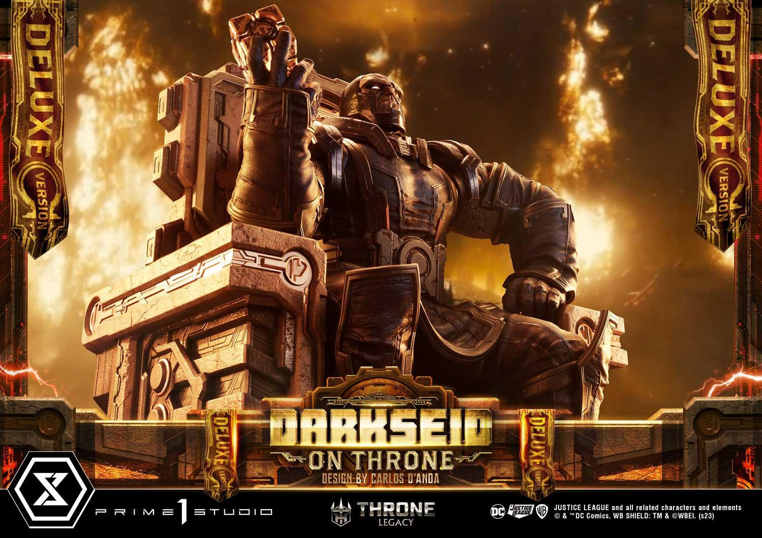 Justice League - Darkseid - Throne Legacy  (TLCDC-03DX) - 1/4 - On Throne, DX Version (Prime 1 Studio) photo 46