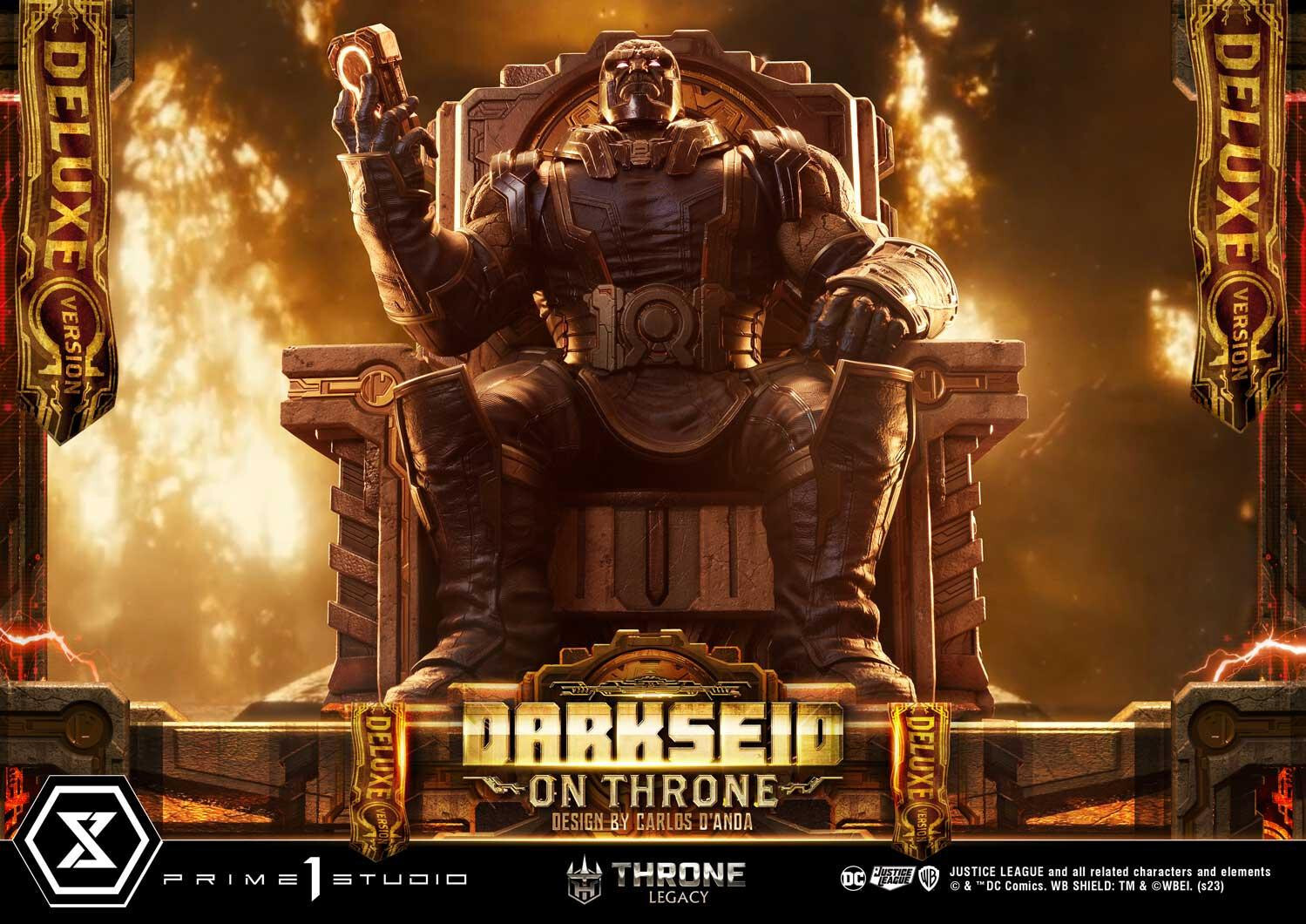 Justice League - Darkseid - Throne Legacy  (TLCDC-03DX) - 1/4 - On Throne, DX Version (Prime 1 Studio) photo 75