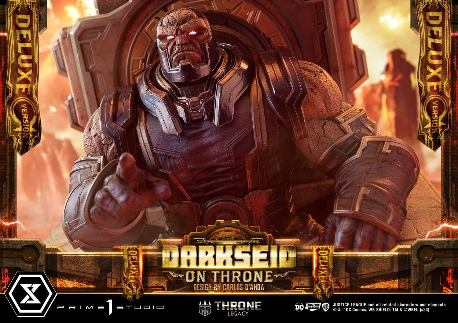 Justice League - Darkseid - Throne Legacy  (TLCDC-03DX) - 1/4 - On Throne, DX Version (Prime 1 Studio) photo 82