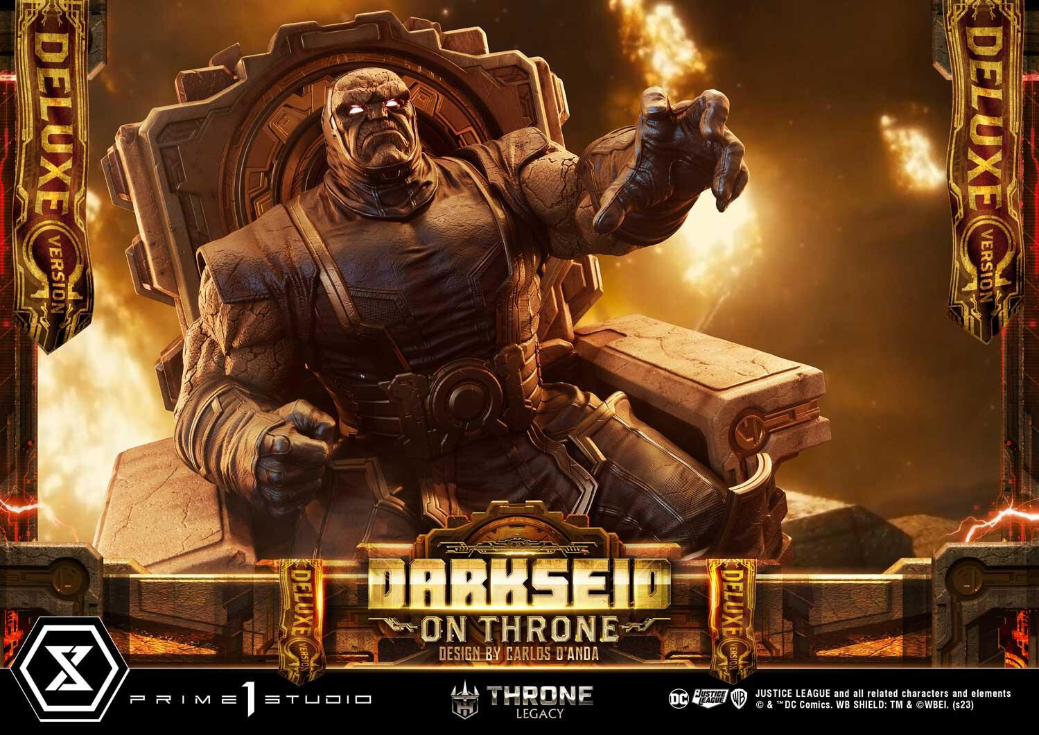 Justice League - Darkseid - Throne Legacy  (TLCDC-03DX) - 1/4 - On Throne, DX Version (Prime 1 Studio) photo 83