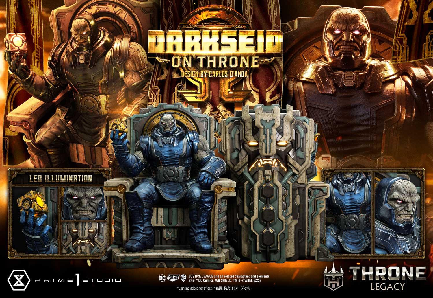 Justice League - Darkseid - Throne Legacy  (TLCDC-03DX) - 1/4 - On Throne, DX Version (Prime 1 Studio) photo 99