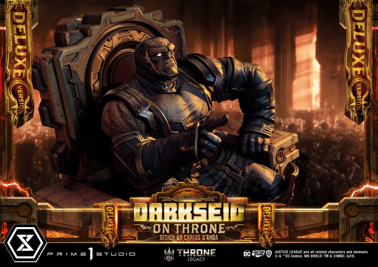 Justice League - Darkseid - Throne Legacy  (TLCDC-03DXS) - 1/4 - On Throne, DX Bonus Version (Prime 1 Studio) photo 14
