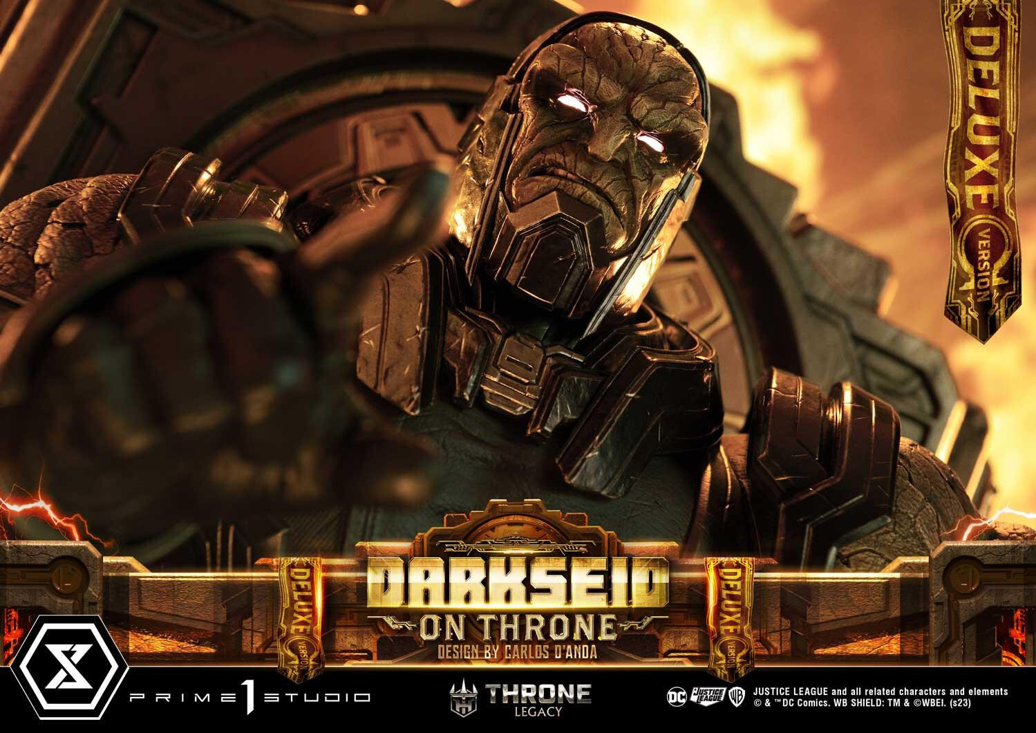 Justice League - Darkseid - Throne Legacy  (TLCDC-03DXS) - 1/4 - On Throne, DX Bonus Version (Prime 1 Studio) photo 23