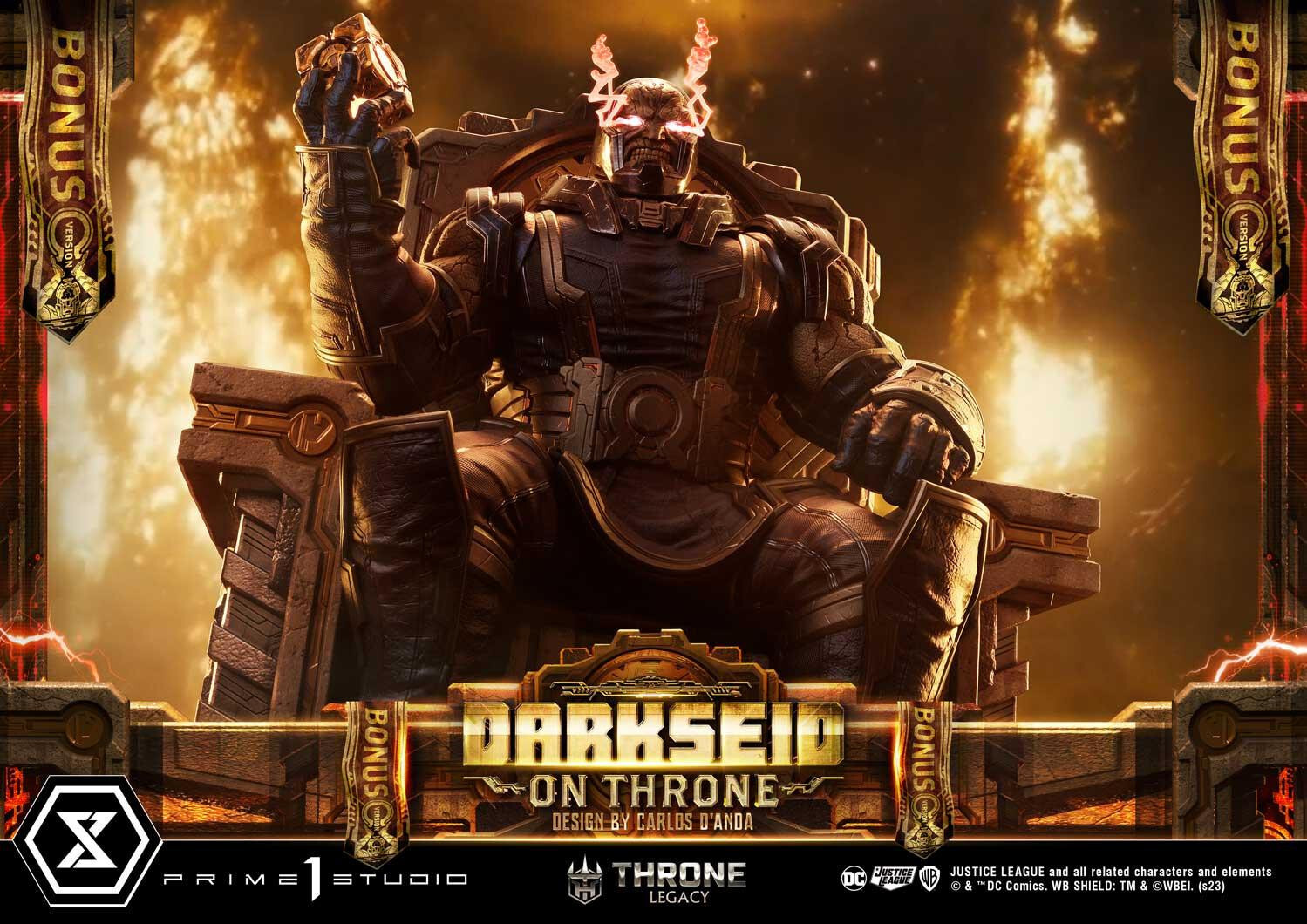 Justice League - Darkseid - Throne Legacy  (TLCDC-03DXS) - 1/4 - On Throne, DX Bonus Version (Prime 1 Studio) photo 27