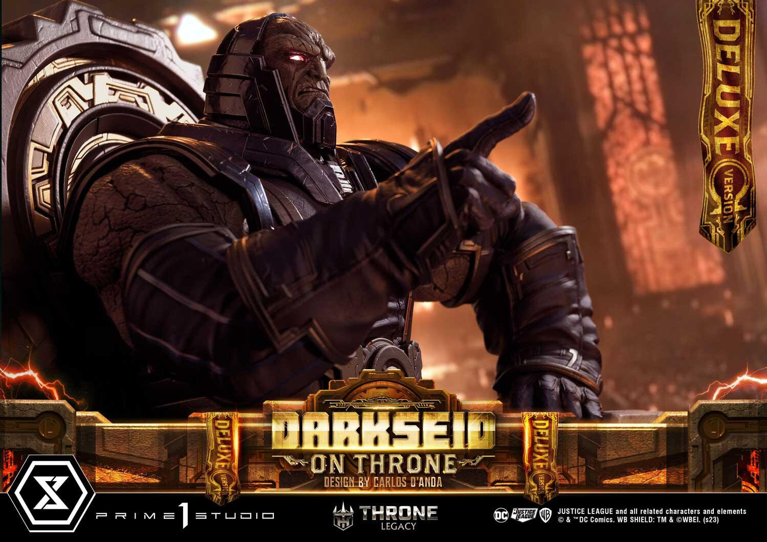 Justice League - Darkseid - Throne Legacy  (TLCDC-03DXS) - 1/4 - On Throne, DX Bonus Version (Prime 1 Studio) photo 42