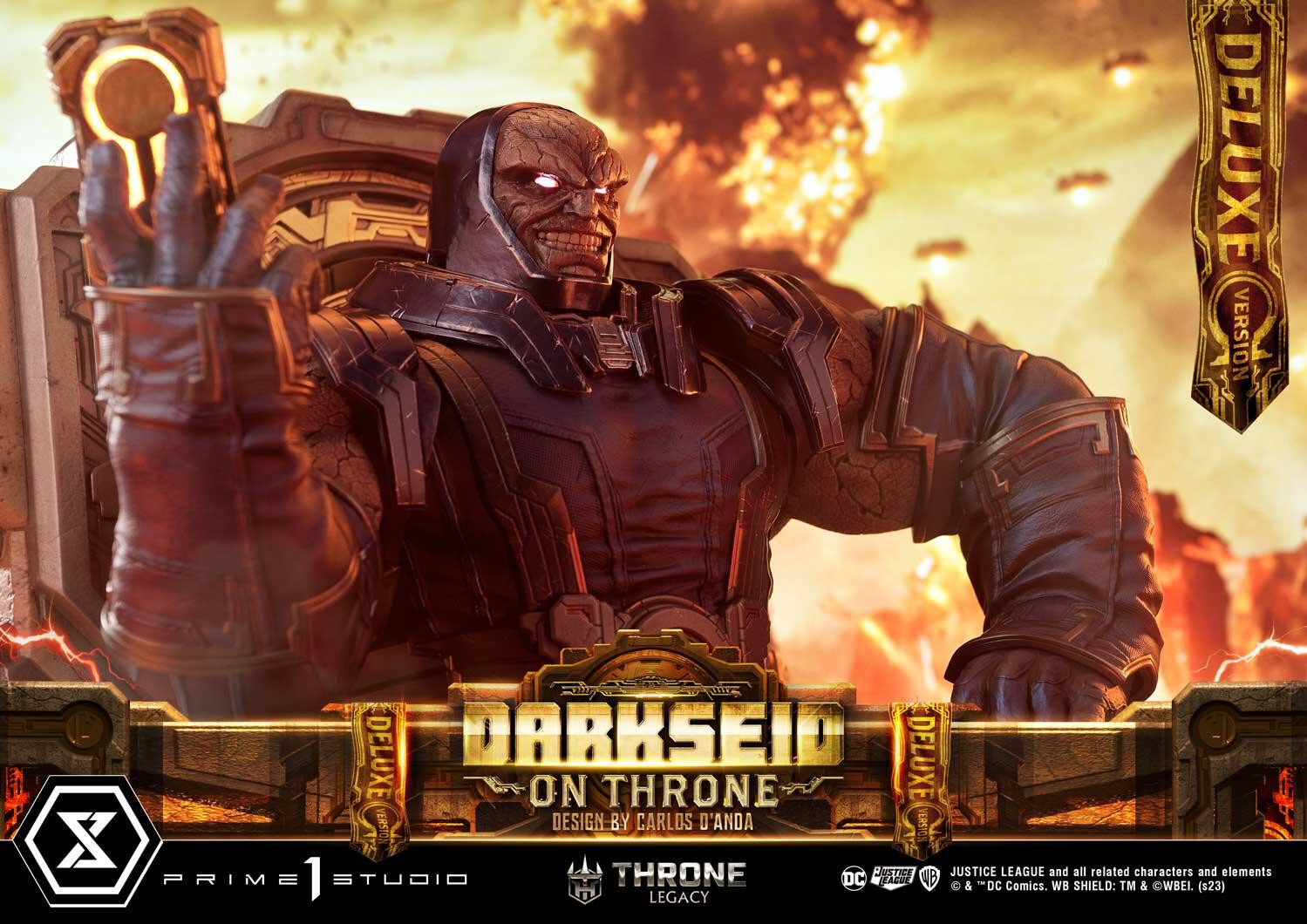 Justice League - Darkseid - Throne Legacy  (TLCDC-03DXS) - 1/4 - On Throne, DX Bonus Version (Prime 1 Studio) photo 44