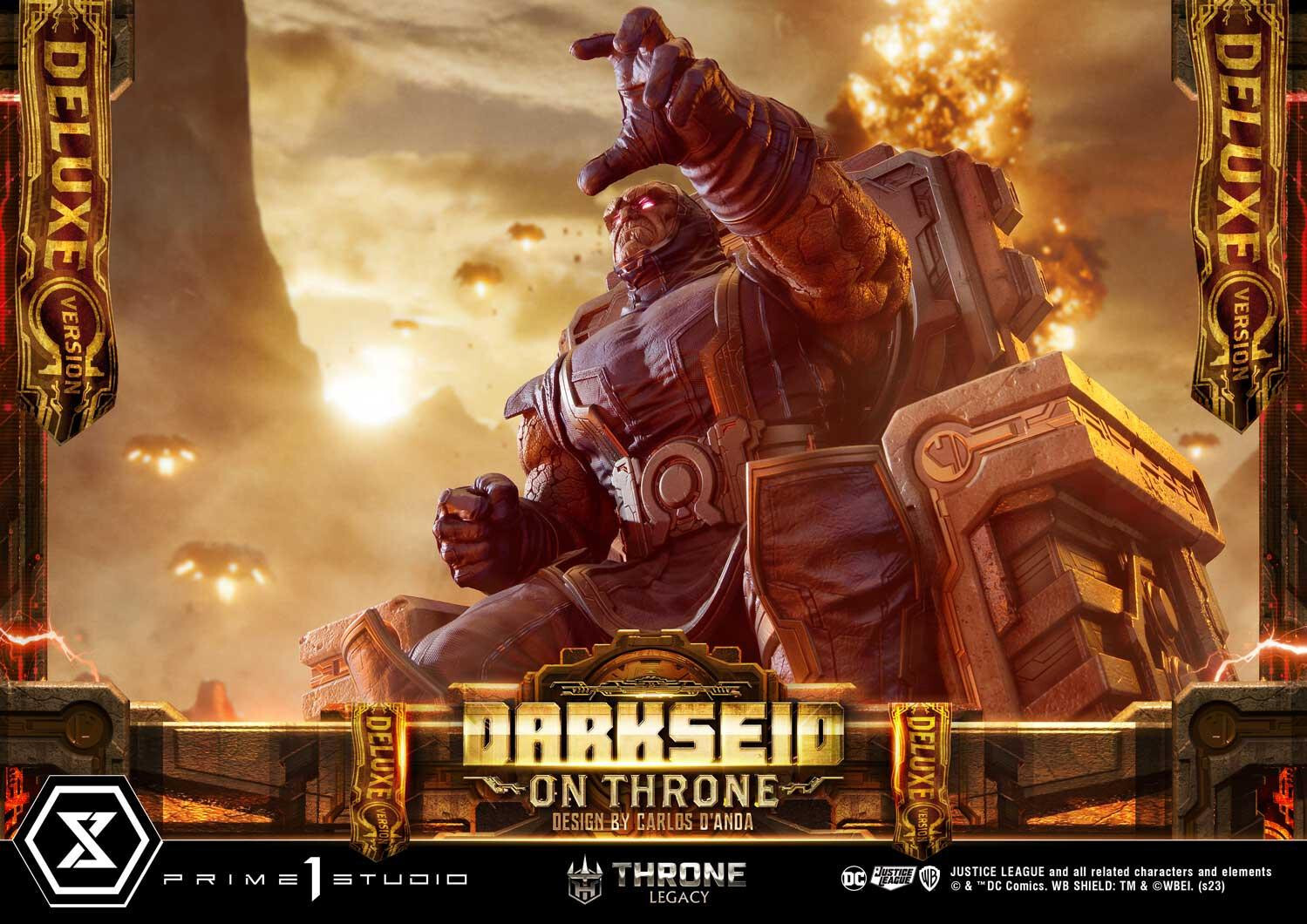Justice League - Darkseid - Throne Legacy  (TLCDC-03DXS) - 1/4 - On Throne, DX Bonus Version (Prime 1 Studio) photo 50