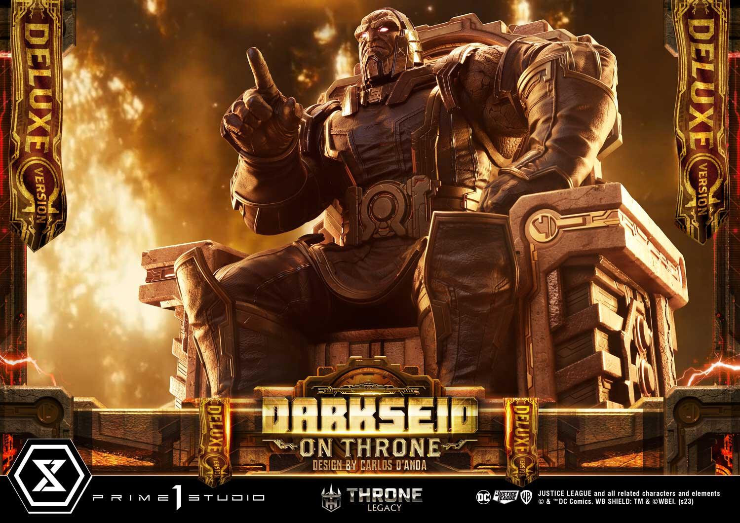 Justice League - Darkseid - Throne Legacy  (TLCDC-03DXS) - 1/4 - On Throne, DX Bonus Version (Prime 1 Studio) photo 87
