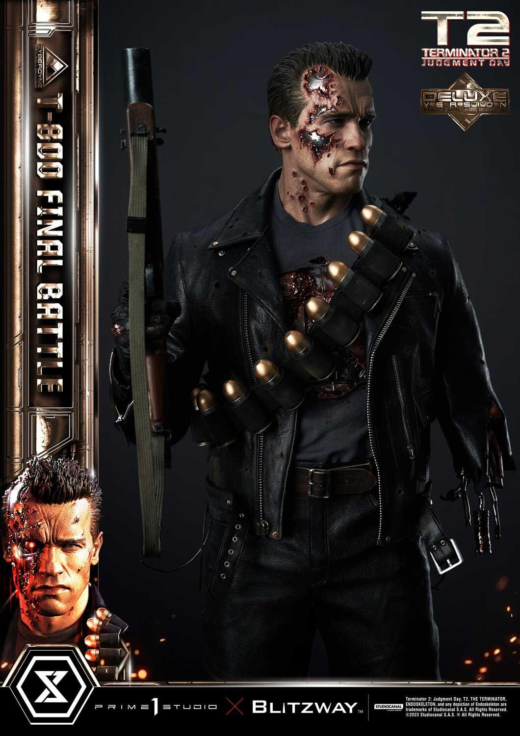 Terminator 2: Judgment Day - T-800 - Museum Masterline Series (MMT2-02DX) - 1/3 - DX Version, Final Battle (Blitzway, Prime 1 Studio) photo 4