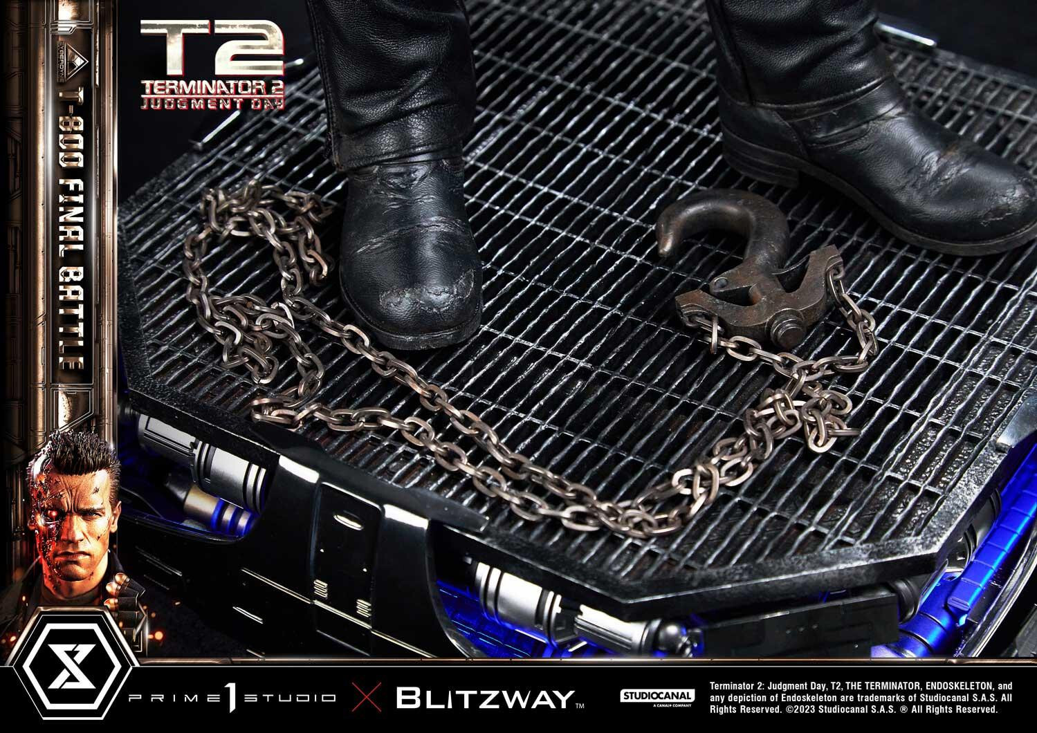 Terminator 2: Judgment Day - T-800 - Museum Masterline Series (MMT2-02DX) - 1/3 - DX Version, Final Battle (Blitzway, Prime 1 Studio) photo 17