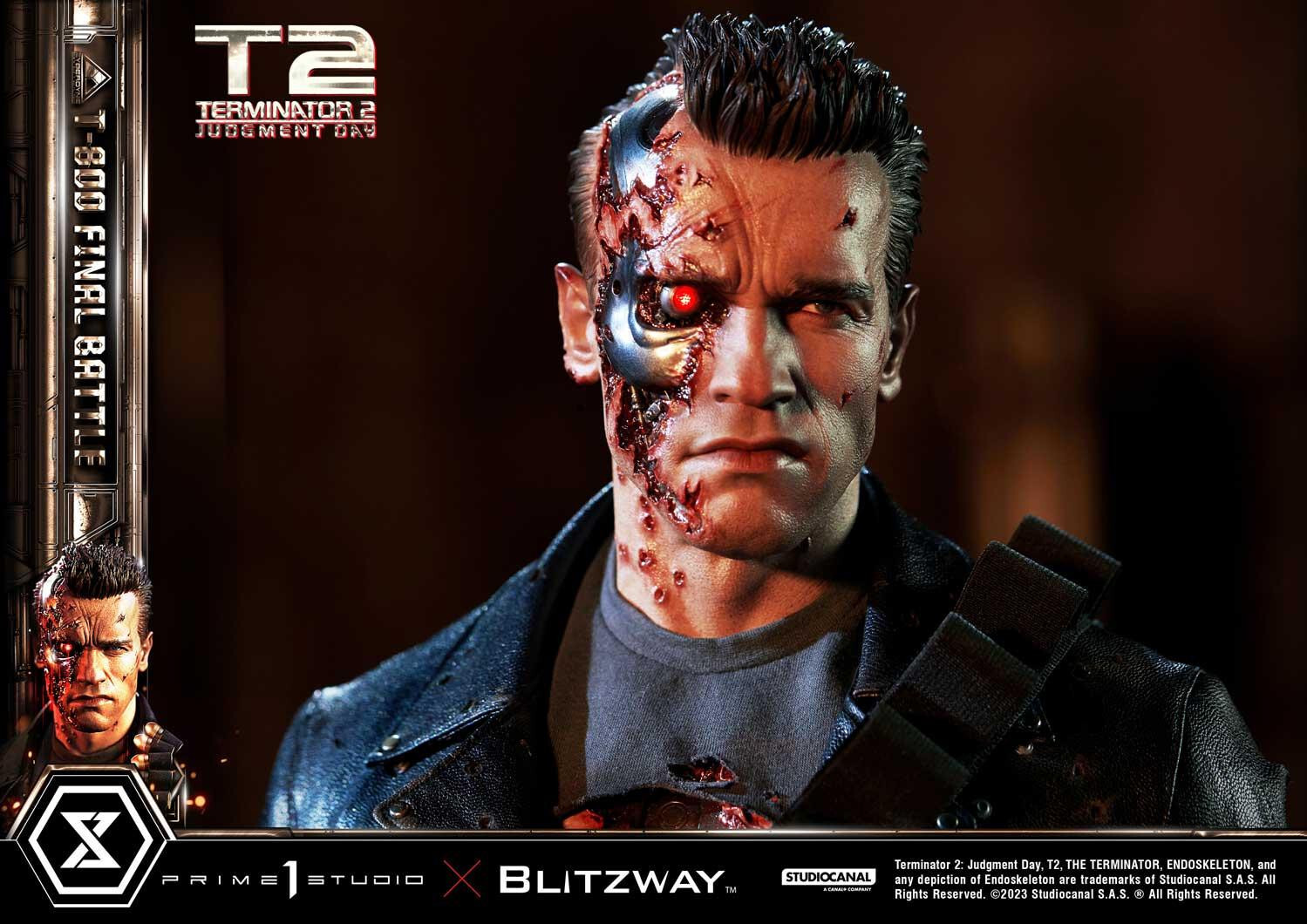 Terminator 2: Judgment Day - T-800 - Museum Masterline Series (MMT2-02DX) - 1/3 - DX Version, Final Battle (Blitzway, Prime 1 Studio) photo 24