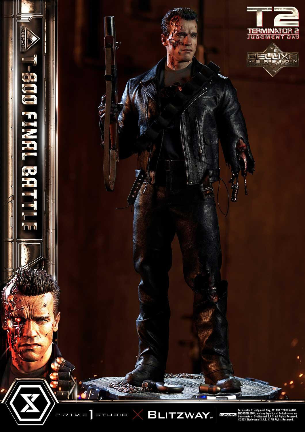 Terminator 2: Judgment Day - T-800 - Museum Masterline Series (MMT2-02DX) - 1/3 - DX Version, Final Battle (Blitzway, Prime 1 Studio) photo 26