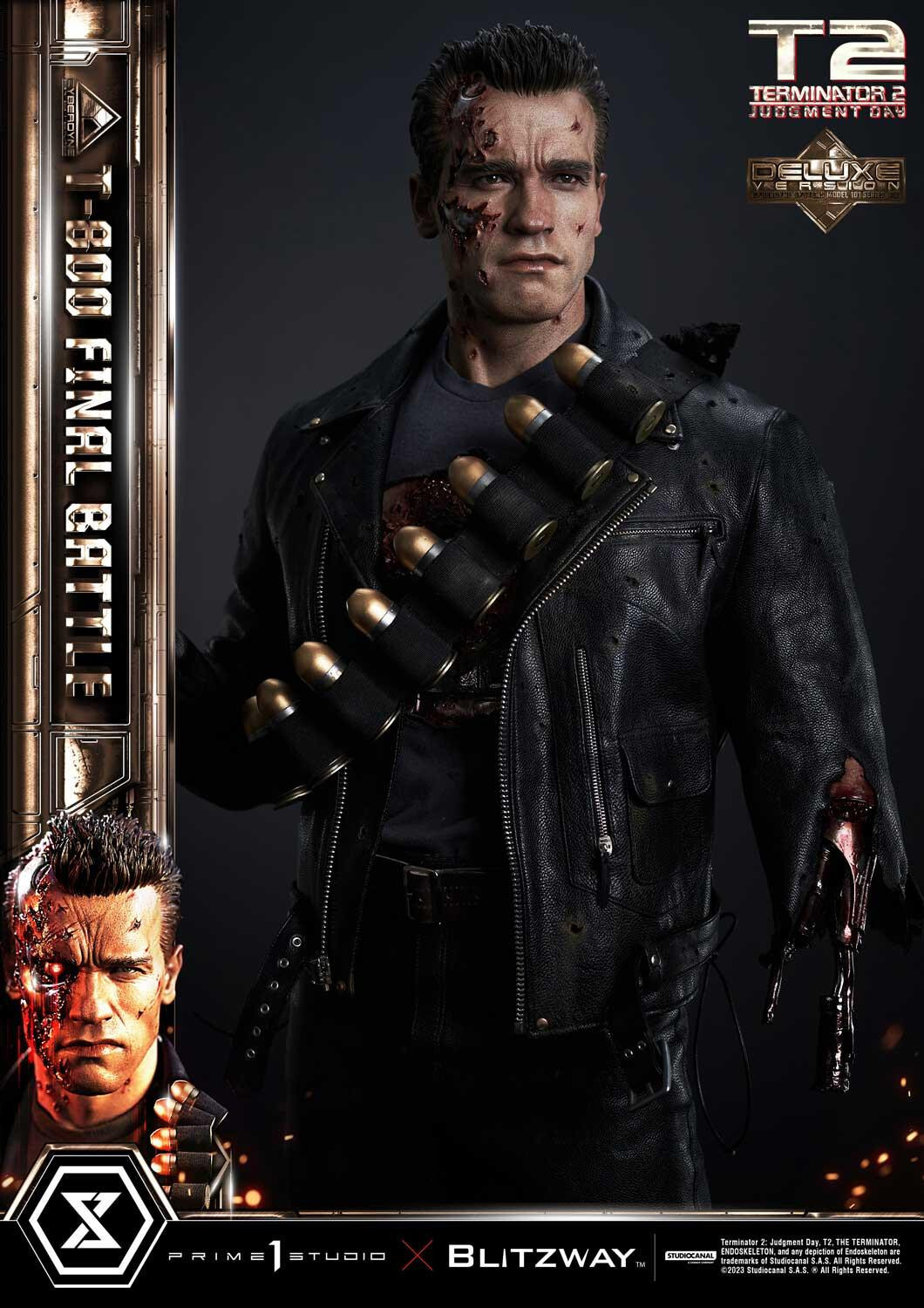 Terminator 2: Judgment Day - T-800 - Museum Masterline Series (MMT2-02DX) - 1/3 - DX Version, Final Battle (Blitzway, Prime 1 Studio) photo 32