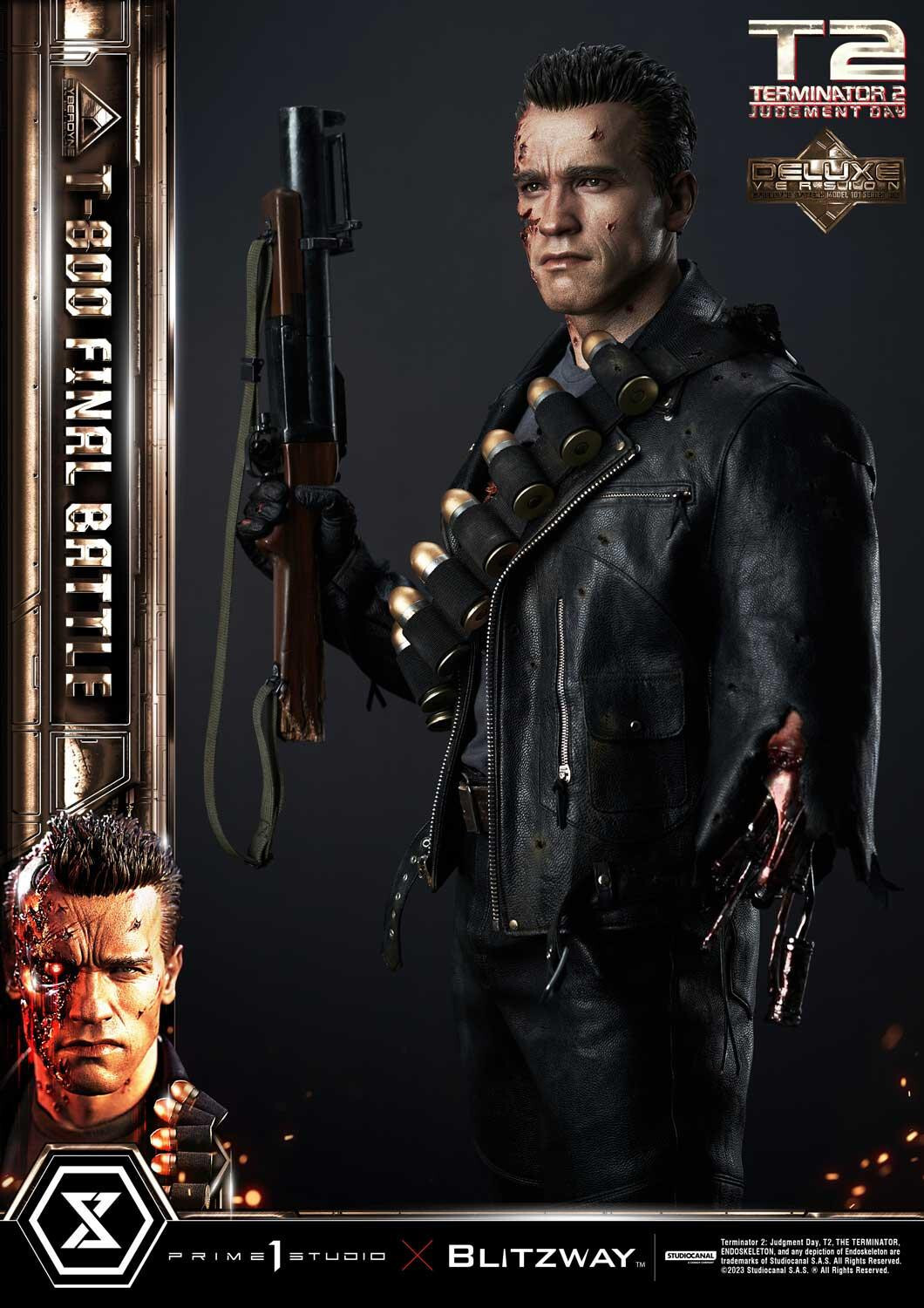 Terminator 2: Judgment Day - T-800 - Museum Masterline Series (MMT2-02DX) - 1/3 - DX Version, Final Battle (Blitzway, Prime 1 Studio) photo 35